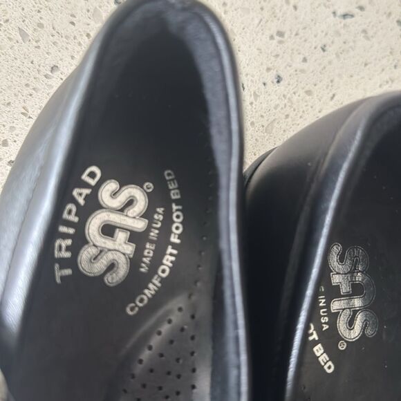 SAS Black Classic Leather Mary Jane Shoes Comfortable Women’s Size 4 Made in USA - Picture 12 of 12